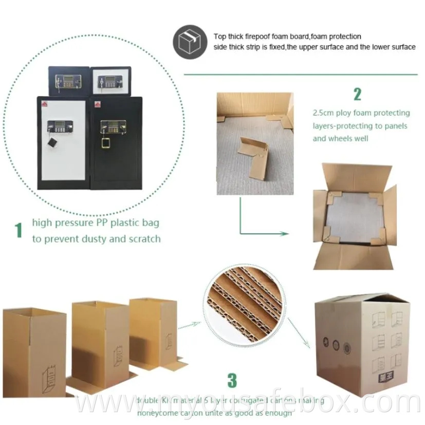 Fireproof and Waterproof Steel Storage Cabinet Gun Locker Electronic Gun Safe